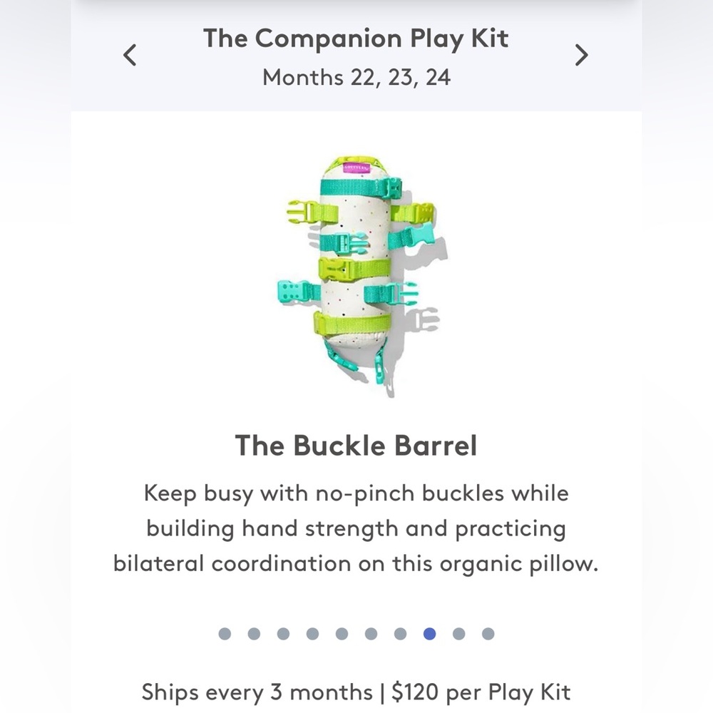 Lovevery Buckle Barrel